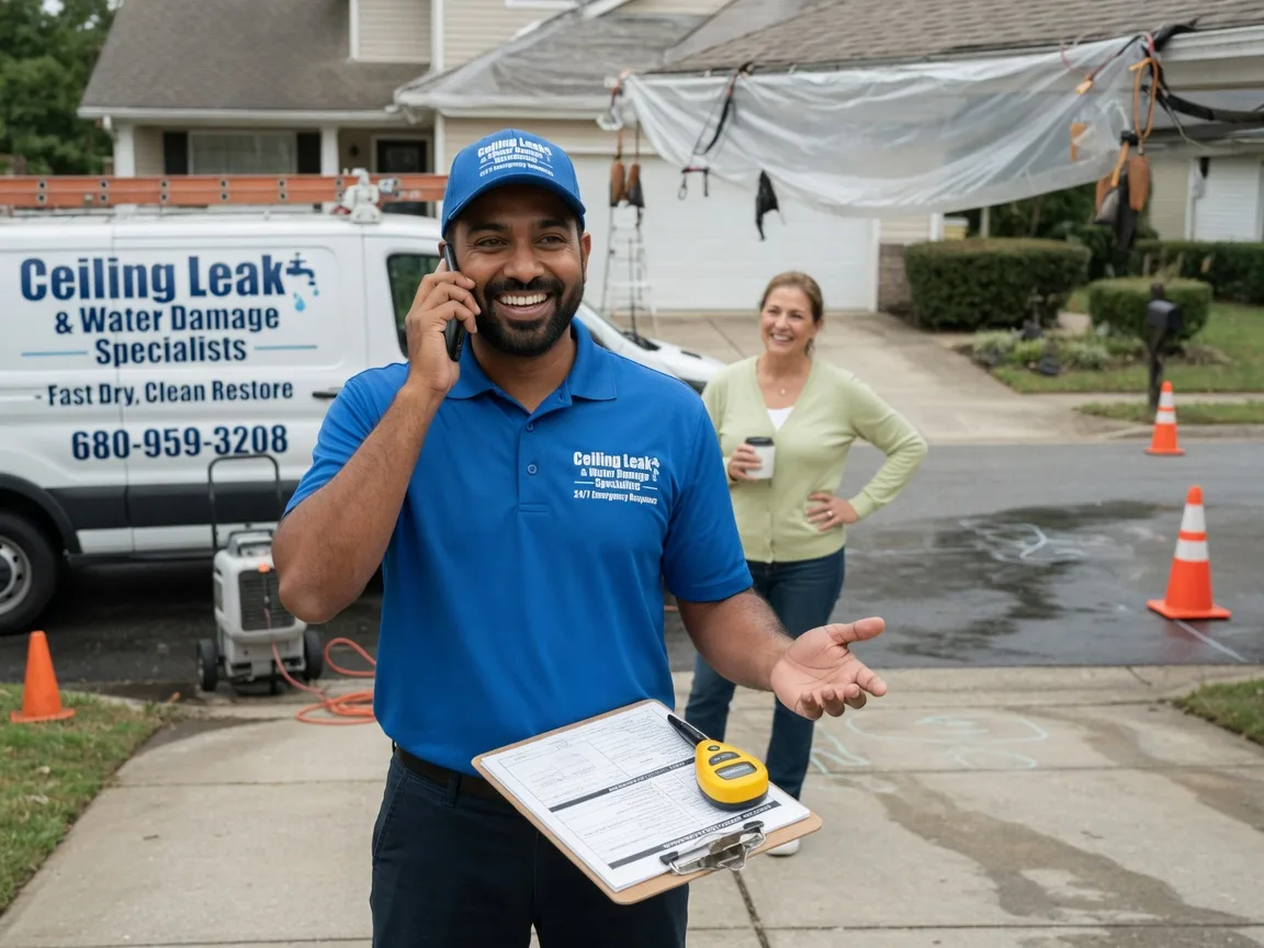 Ceiling Leak Cleanup Mckenney, VA FAQs